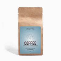 Mushroom Coffee Fusion 4oz: Lion's Mane & Chaga, Dark Roast, Nootropic Blend, Ground Coffee Origin Apex