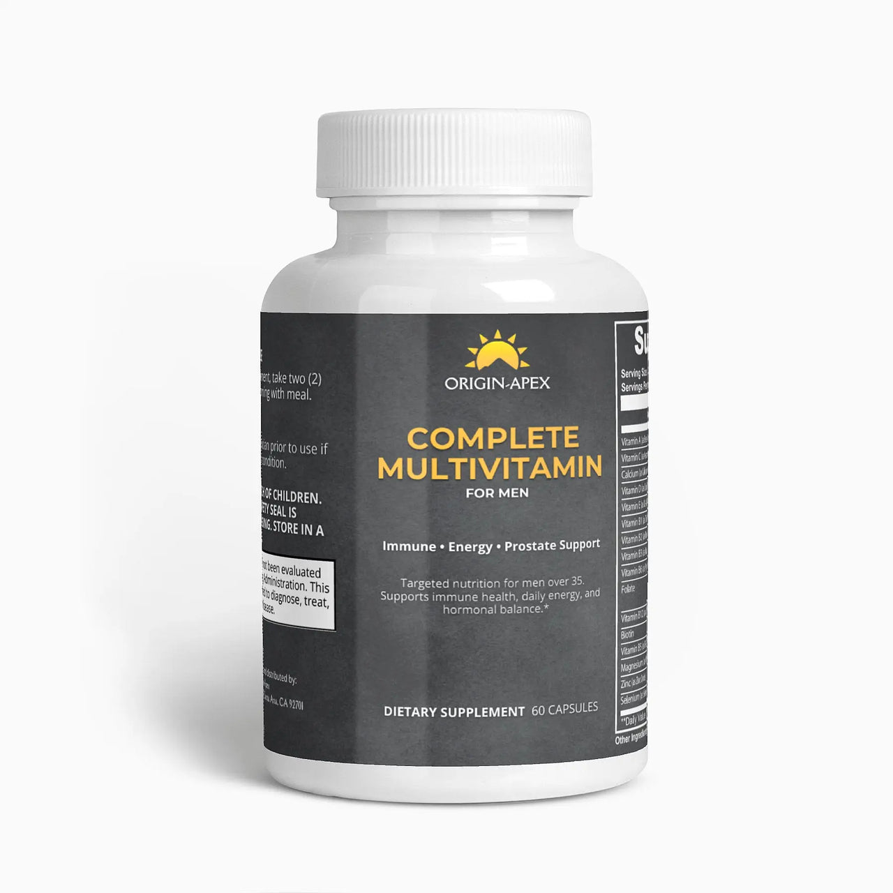 Complete Daily Multivitamin with Antioxidants, Immune & Energy Support - Comprehensive Blend for Optimal Health Origin Apex