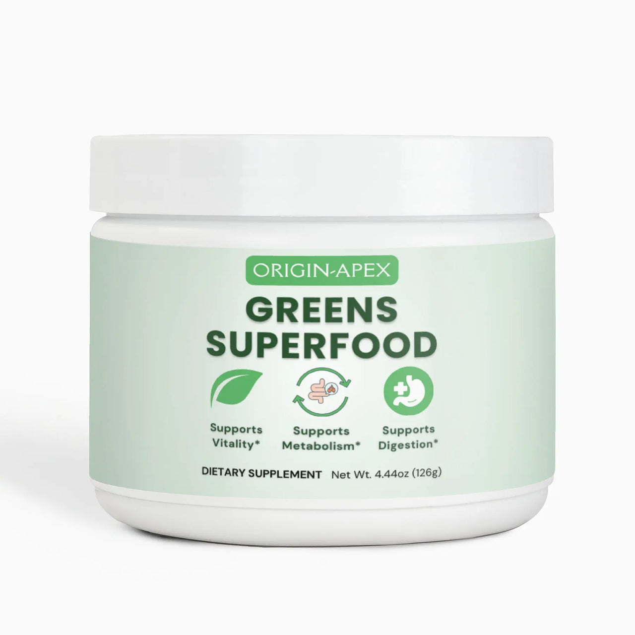 Greens Superfood – Nutrient-Dense Superfood Blend with Barley Grass, Spirulina, Green Tea & Antioxidant Fruits Origin Apex