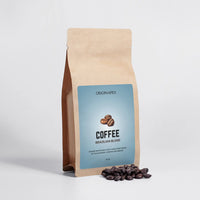 Brazilian Blend 4oz: Single-Origin Arabica, Cocoa, Caramel, Walnut Notes, Whole Beans Origin Apex