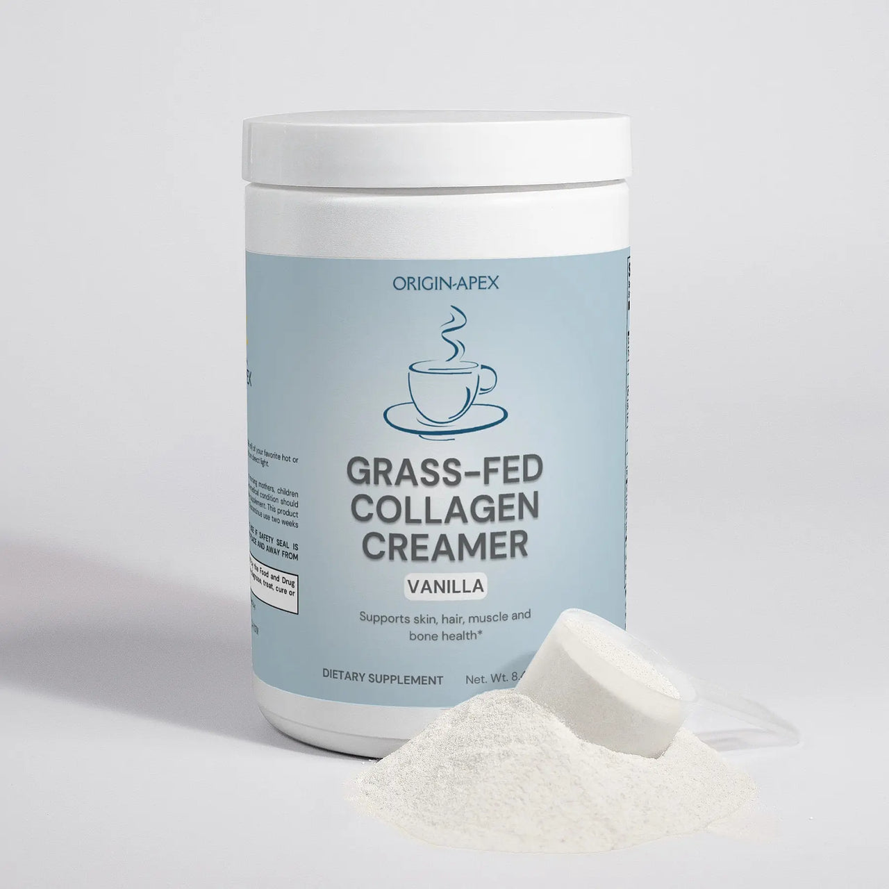 Grass-Fed Collagen Creamer (Vanilla) – Protein & MCTs for Skin, Joints & Energy Origin Apex