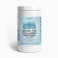 Grass-Fed Collagen Peptides Powder (Chocolate) - Supports Skin, Hair, Nails, Joints & Bones with Types 1 & 3 Collagen Origin Apex