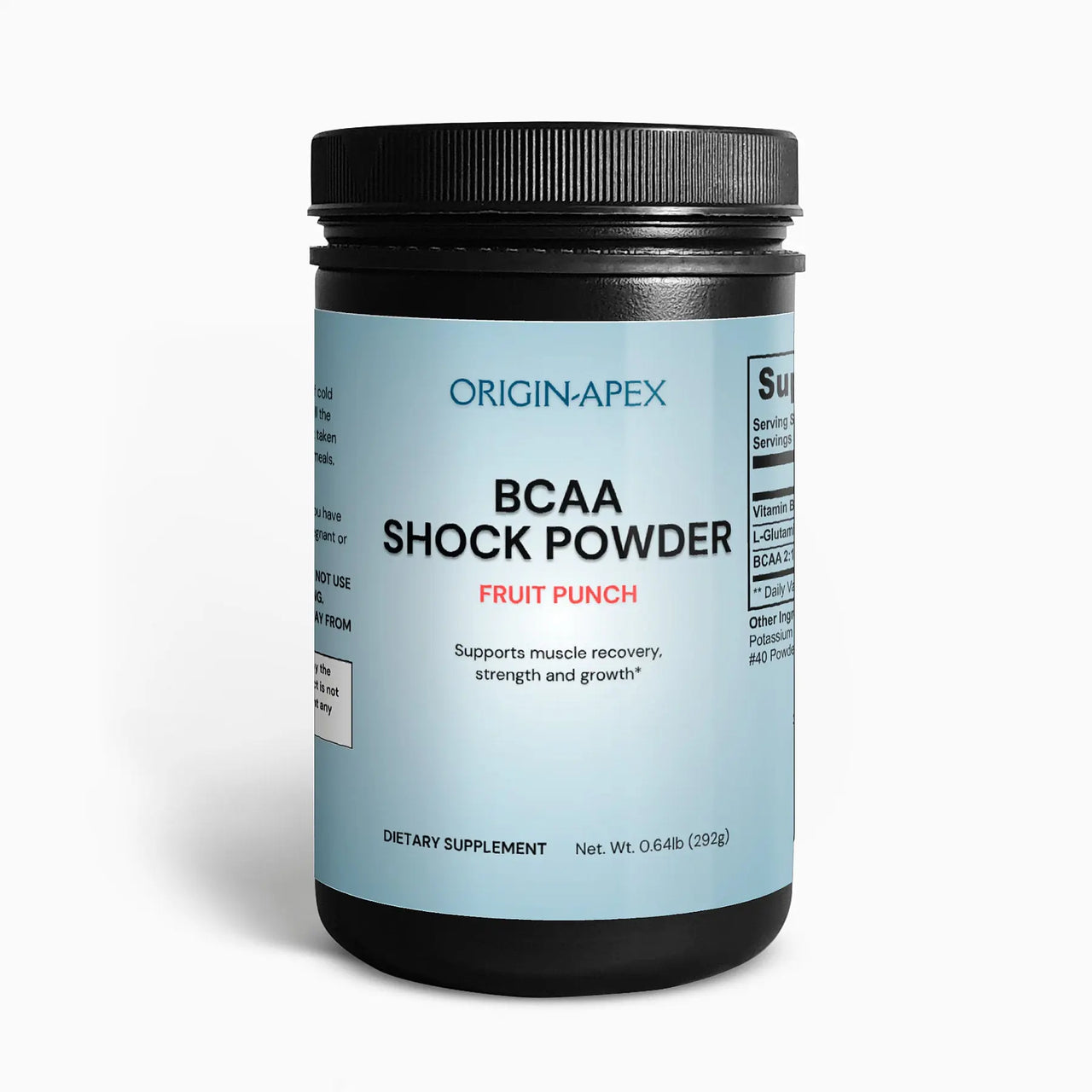 BCAA Shock Powder (Fruit Punch, Front