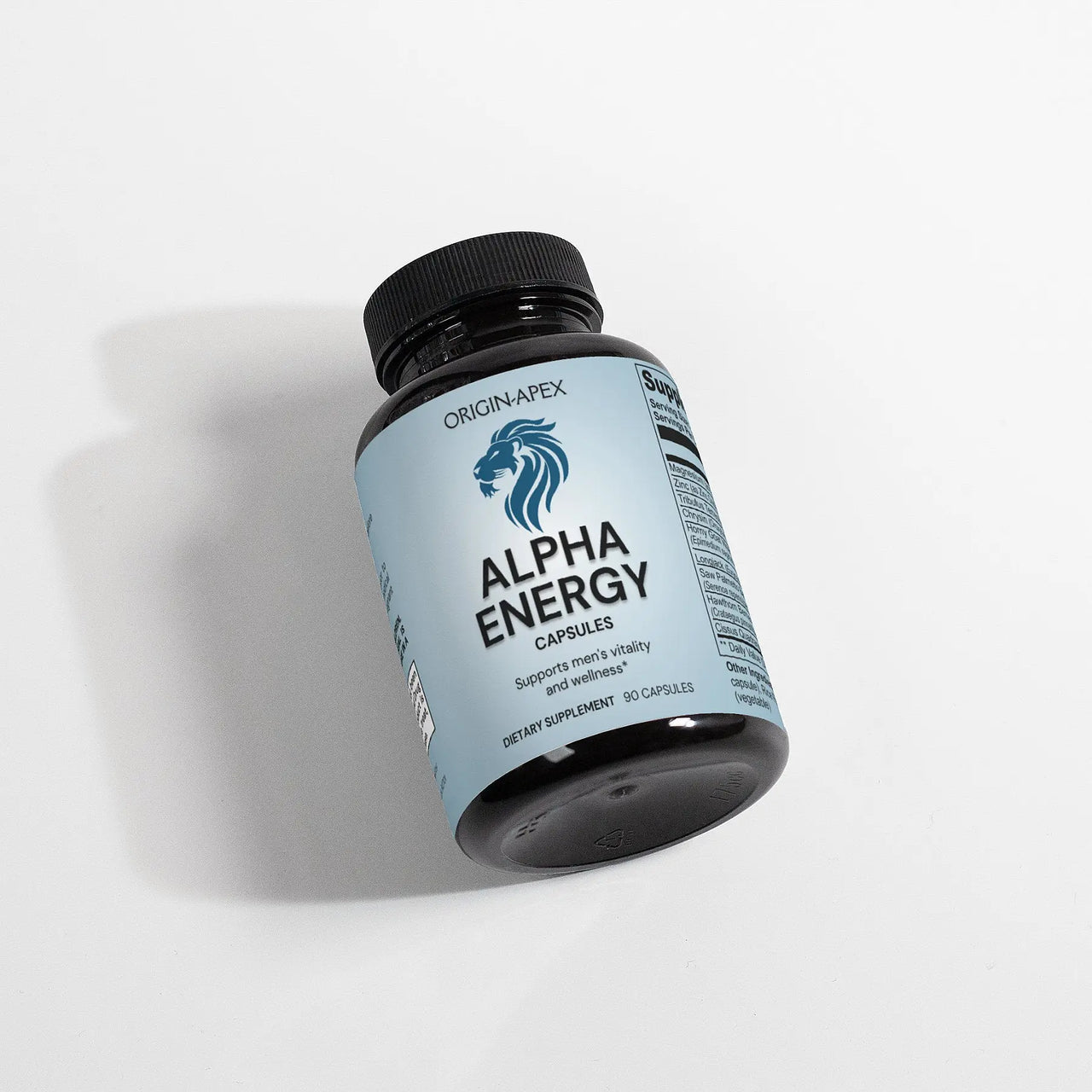 Alpha Energy - Men’s Vitality Supplement with Zinc, Tribulus & More for Muscle, Heart & Bone Health Origin Apex