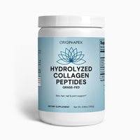 Grass-Fed Hydrolyzed Collagen Peptides - Boosts Skin, Hair, Nails, Joints & Bones with Types 1 & 3 Collagen Origin Apex