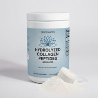 Grass-Fed Hydrolyzed Collagen Peptides - Boosts Skin, Hair, Nails, Joints & Bones with Types 1 & 3 Collagen Origin Apex