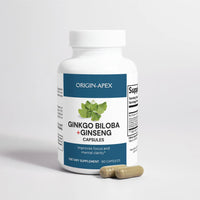 Ginkgo Biloba & Ginseng – Supports Brain Function, Immunity & Energy Origin Apex