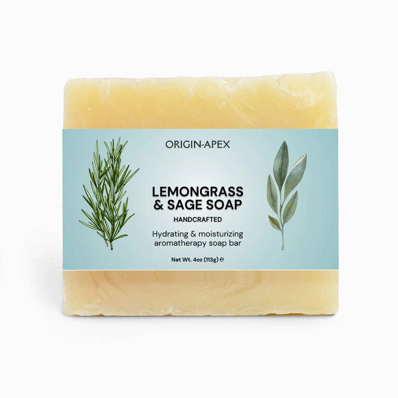 Lemongrass & Sage Soap – Gentle, Organic Cleanser for Sensitive Skin Origin Apex