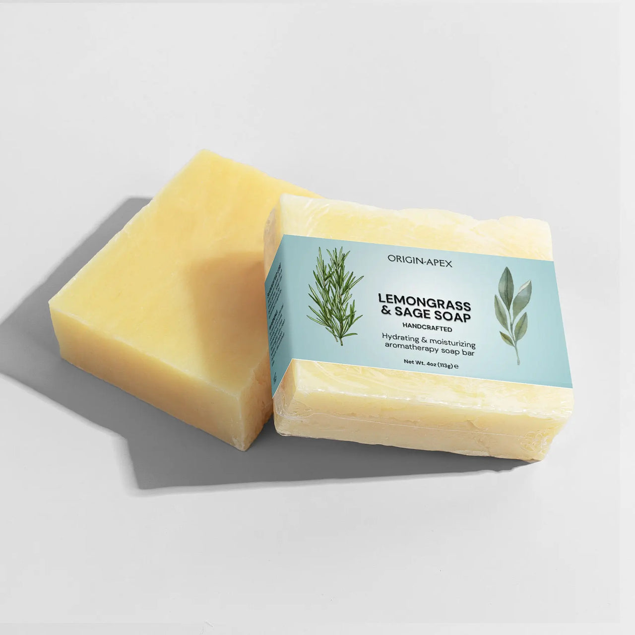 Lemongrass & Sage Soap – Gentle, Organic Cleanser for Sensitive Skin Origin Apex