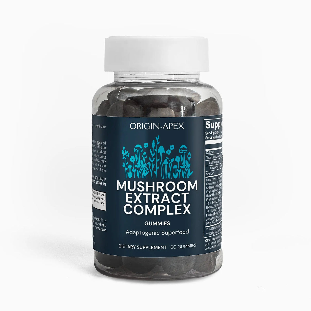 Mushroom Extract Complex Gummies – Boost Energy, Focus & Performance Origin Apex