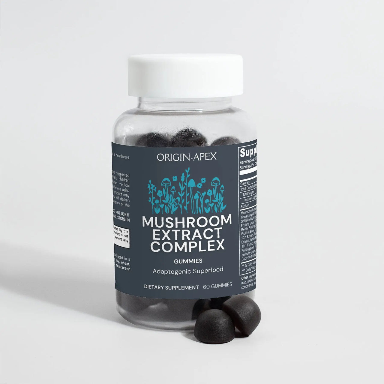 Mushroom Extract Complex Gummies – Boost Energy, Focus & Performance Origin Apex