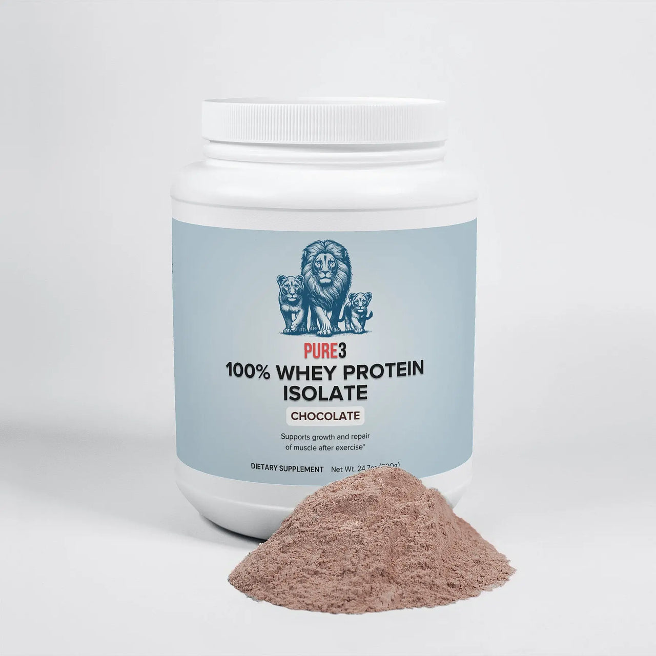 Pure3 100% Whey Protein Isolate (Chocolate) – Premium Protein for Muscle Growth & Recovery Origin Apex