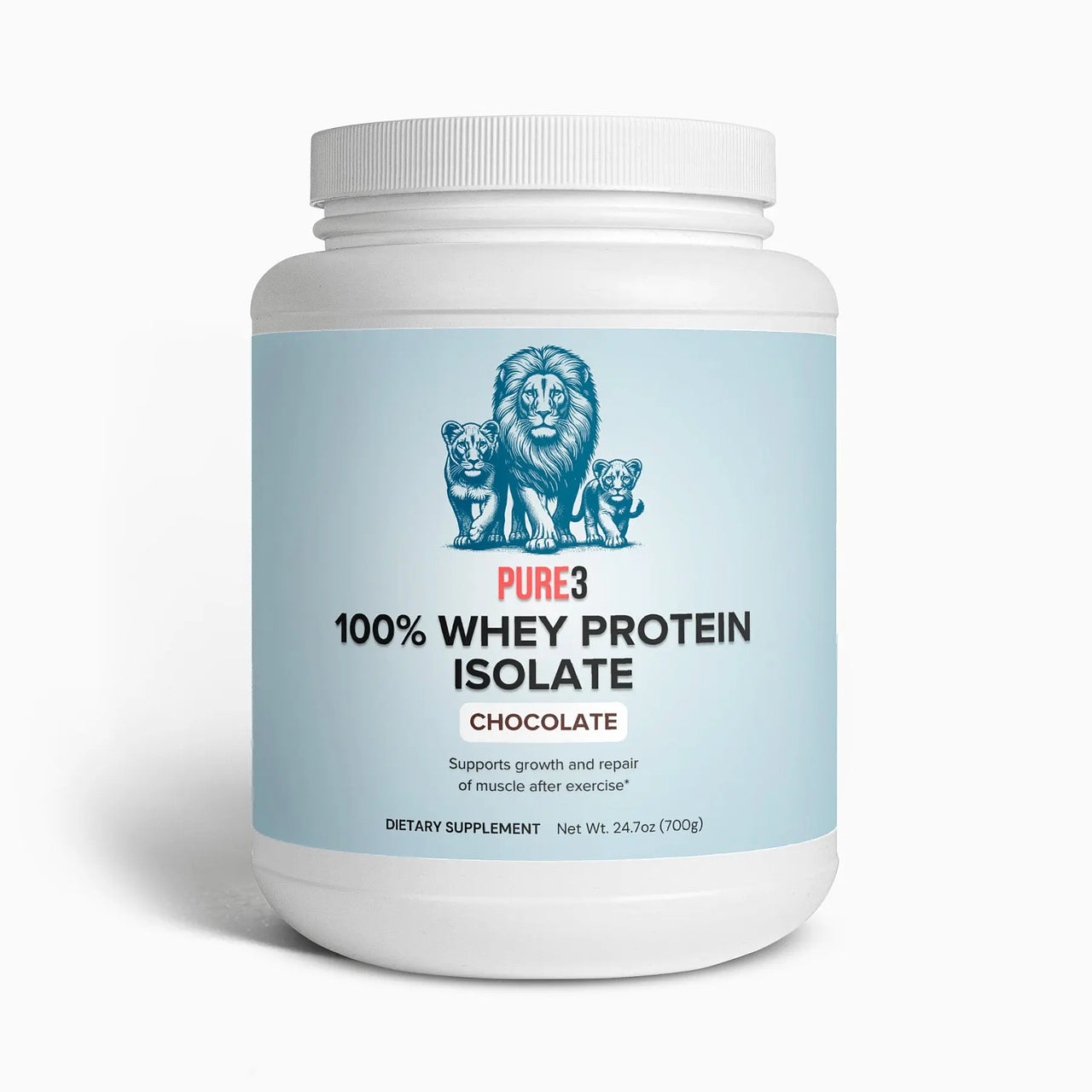 Pure3 100% Whey Protein Isolate (Chocolate) – Premium Protein for Muscle Growth & Recovery Origin Apex