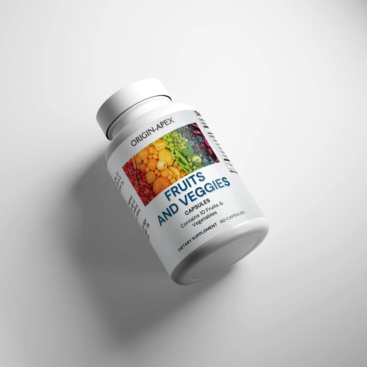 Fruits and Veggies Digestive & Heart Health Blend – Fiber, Antioxidants & Superfoods Origin Apex