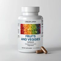 Fruits and Veggies Digestive & Heart Health Blend – Fiber, Antioxidants & Superfoods Origin Apex