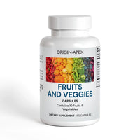 Fruits and Veggies Digestive & Heart Health Blend – Fiber, Antioxidants & Superfoods Origin Apex