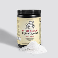 Nitric Shock Pre-Workout Powder (Fruit Punch) – Energy, Strength & Focus with 23 Advanced Nutrients Origin Apex