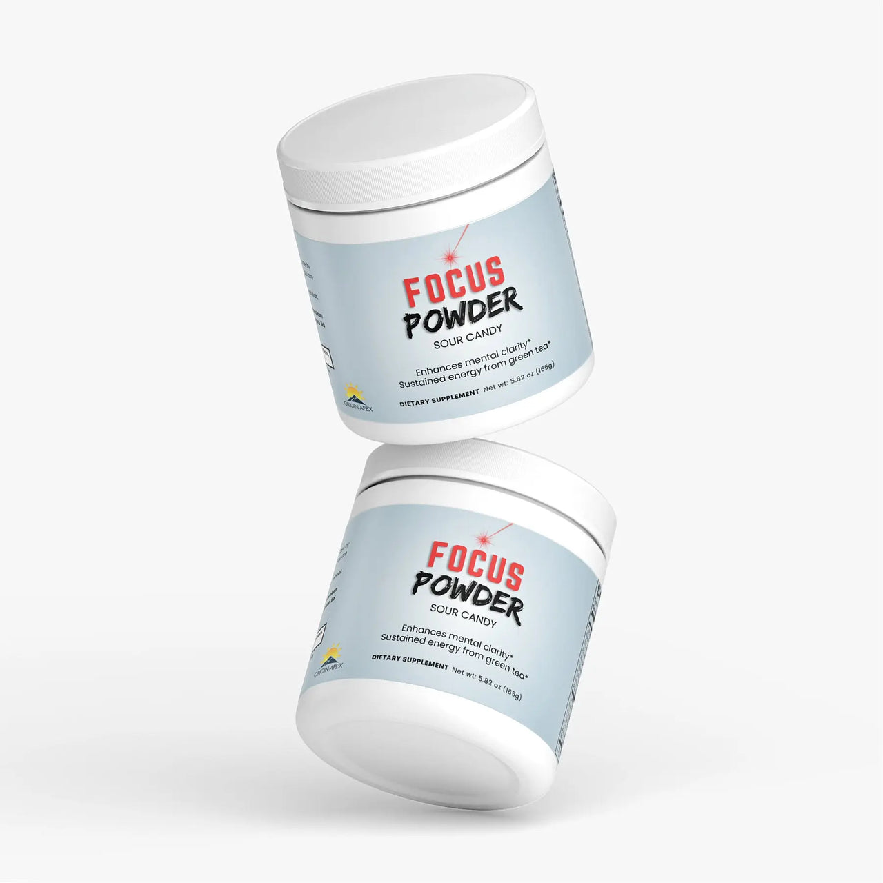 Focus Powder (Sour Candy) – Cognitive Support with Alpha-GPC, L-Theanine & Natural Caffeine, Nootropics Origin Apex