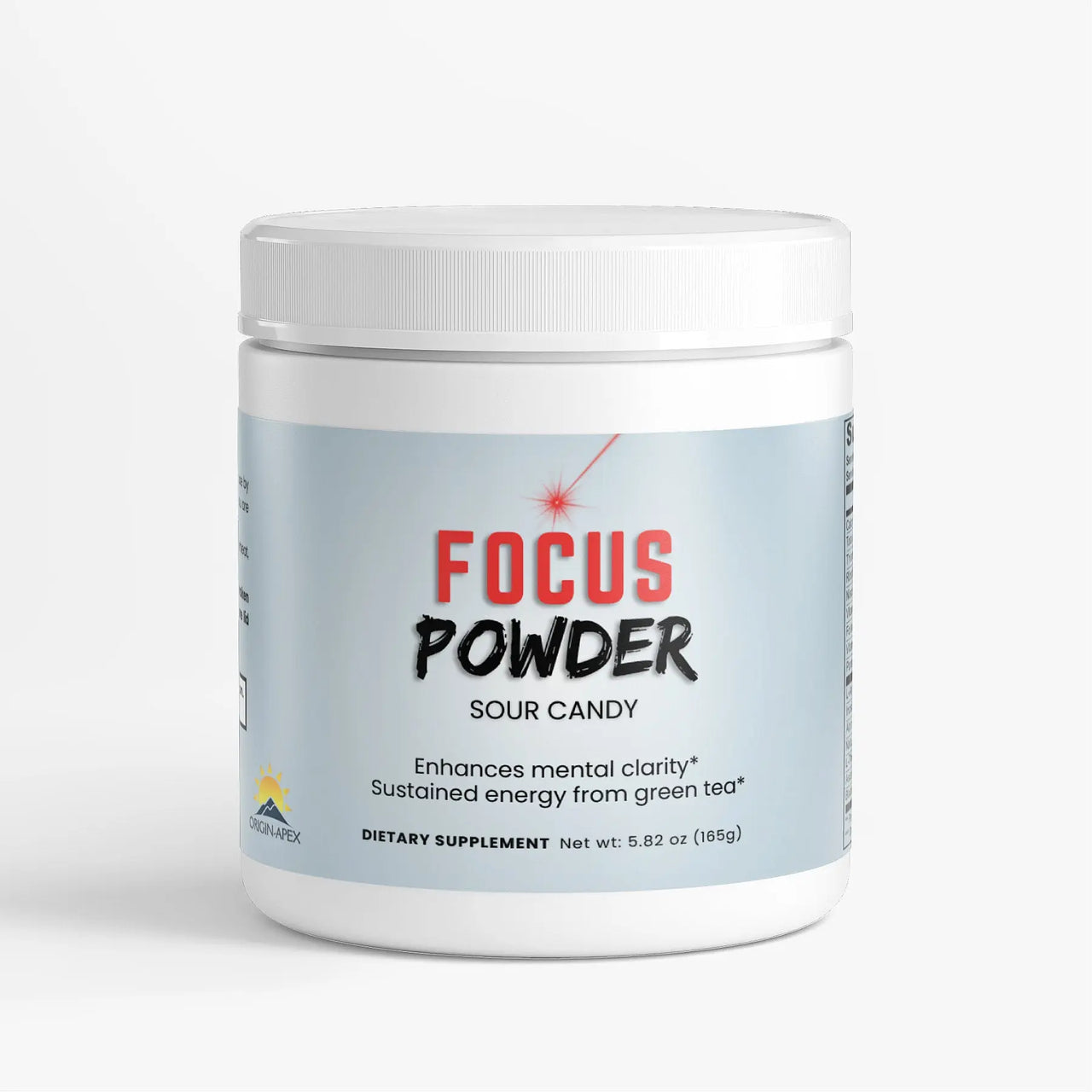 Focus Powder (Sour Candy) – Cognitive Support with Alpha-GPC, L-Theanine & Natural Caffeine, Nootropics Origin Apex
