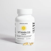 Vitamin D3 2,000 IU Softgels: Strengthen Bones, Boost Immunity & Elevate Energy - 100 Count Origin Apex