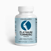 Platinum Turmeric – Advanced Joint & Inflammation Support with Curcumin, Boswellia, Glucosamine & BioPerine® Origin Apex