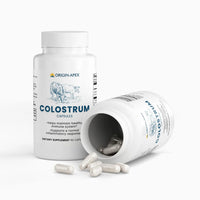 Colostrum Capsules, displaying capsule contents