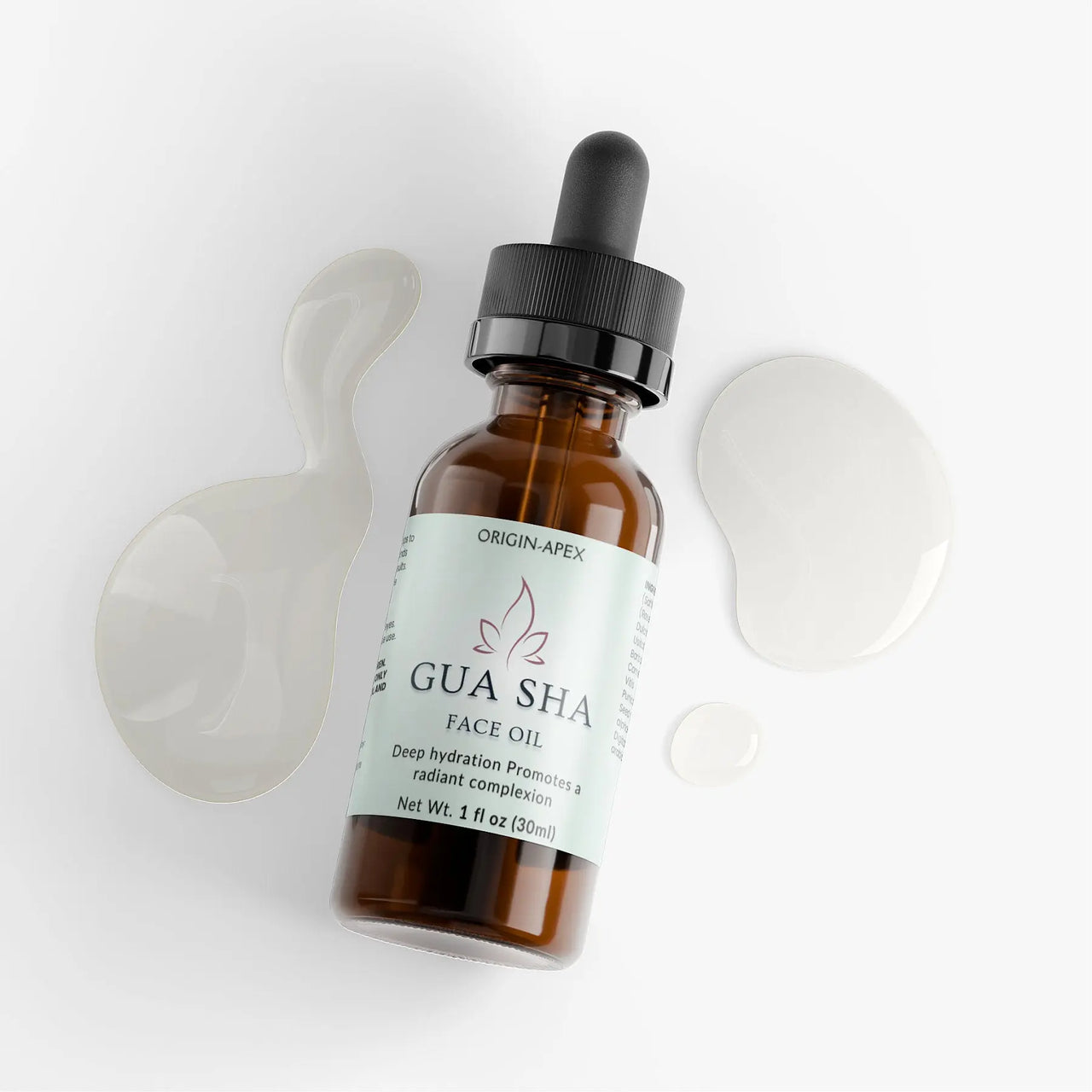 Gua Sha Face Oil – Botanical Elixir, exhibiting elixir
