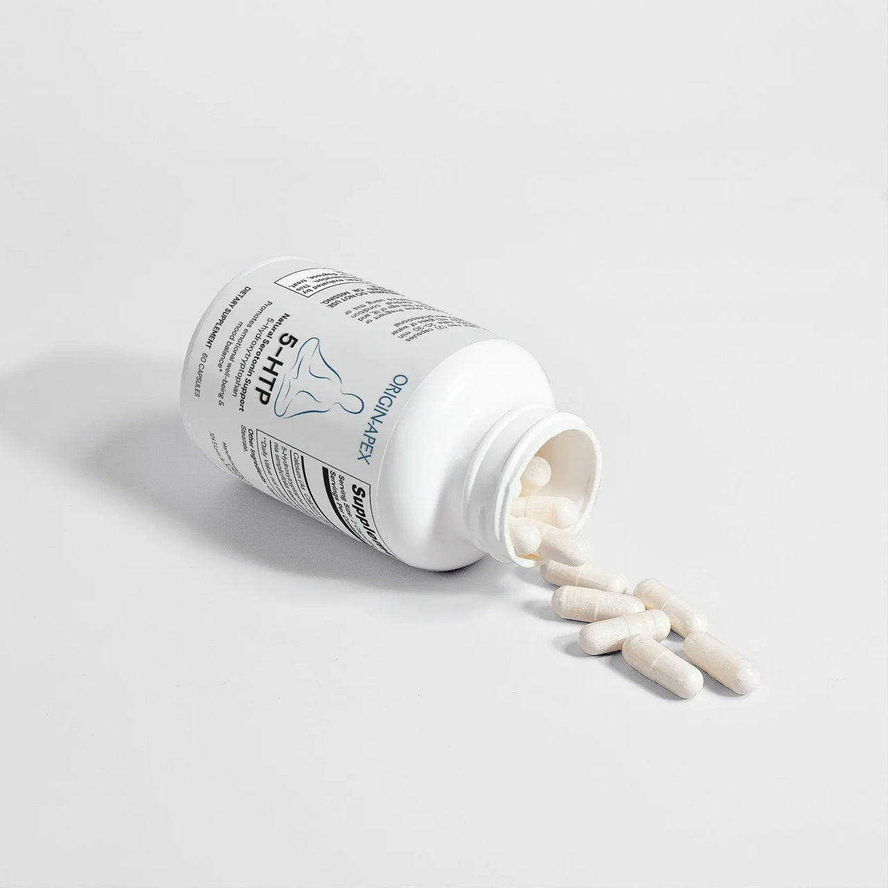 5-HTP Mood Support, exhibiting capsule contents