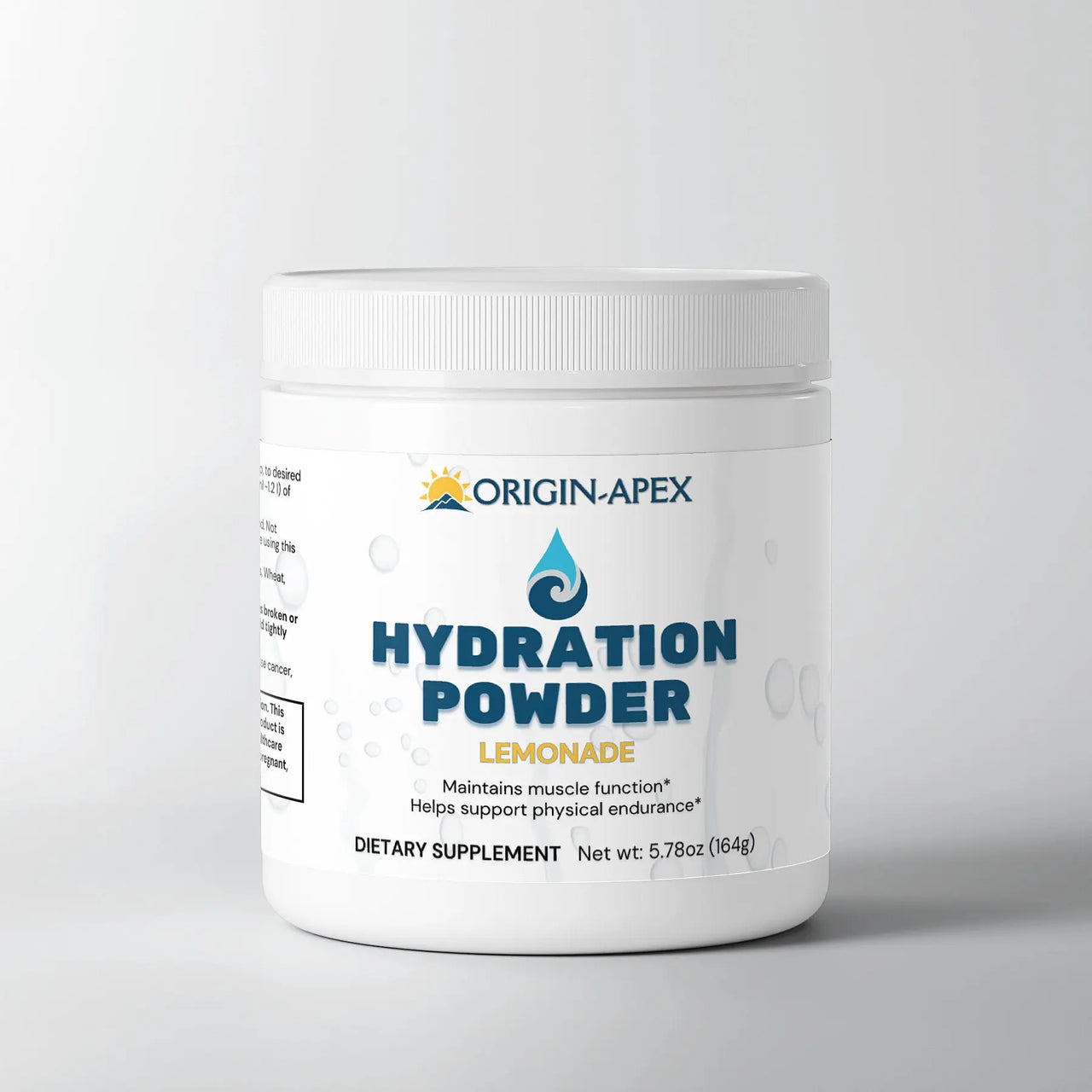Hydration Formula, Lemonade Flavor, Front Shot