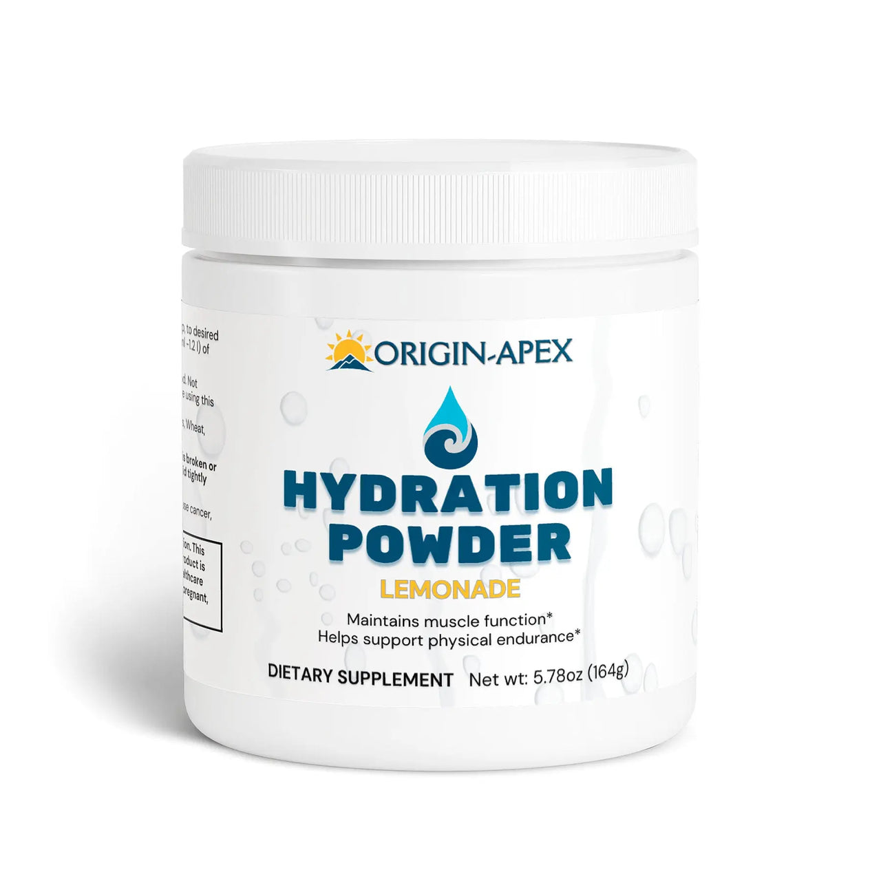 Hydration Formula, Lemonade Flavor, Front Shot