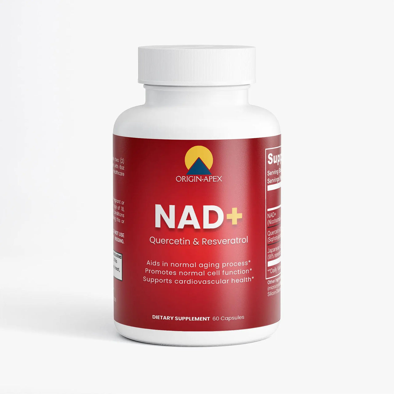 NAD+ with Quercetin & Resveratrol – Cellular Energy & Longevity Support Origin Apex