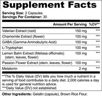 Sleep Formula – Valerian, Chamomile, GABA & Melatonin for Restful Sleep Origin Apex