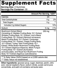 Mushroom Extract Complex Gummies – Boost Energy, Focus & Performance Origin Apex