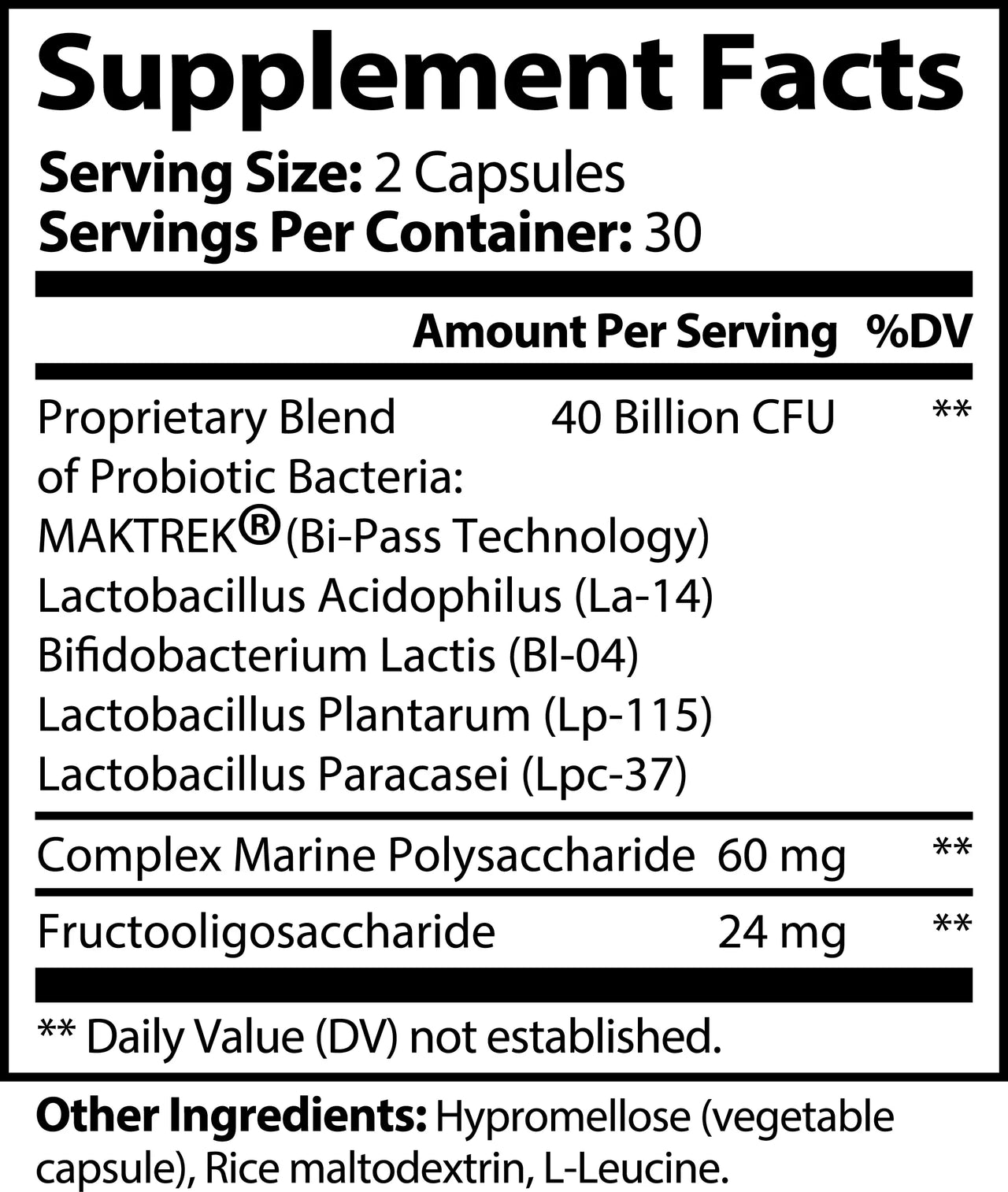 Probiotic 40 Billion with Prebiotics – 4 Strains for Gut & Metabolic Health Origin Apex