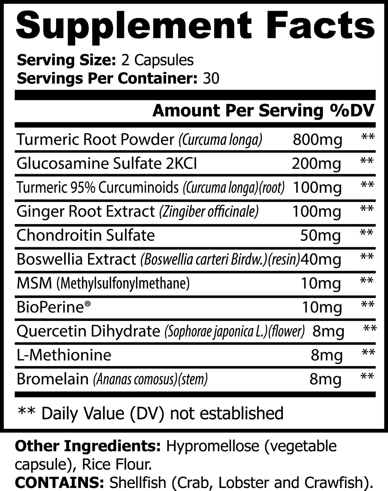 Platinum Turmeric – Advanced Joint & Inflammation Support with Curcumin, Boswellia, Glucosamine & BioPerine® Origin Apex