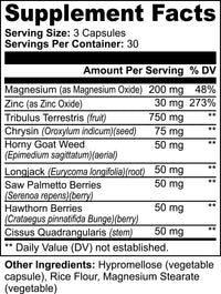 Alpha Energy - Men’s Vitality Supplement with Zinc, Tribulus & More for Muscle, Heart & Bone Health Origin Apex
