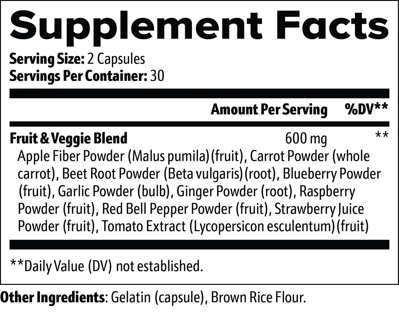Fruits and Veggies Digestive & Heart Health Blend – Fiber, Antioxidants & Superfoods Origin Apex