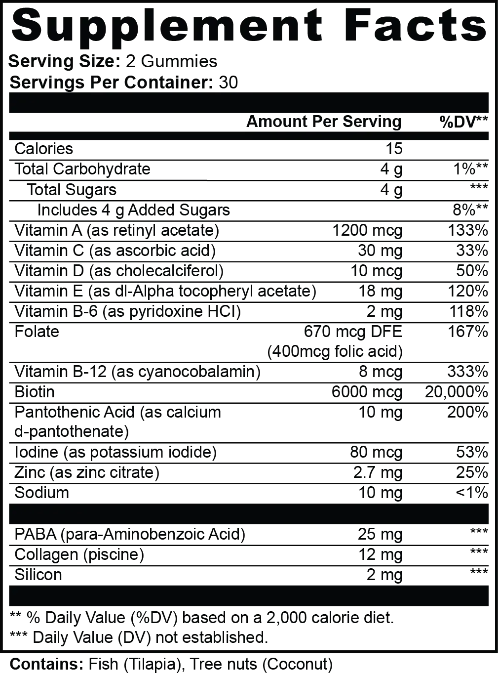 Hair, Skin & Nails Gummies – Biotin, Collagen & Vitamins for Radiant Beauty Origin Apex